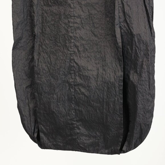 Annette Gortz Split Black Pinstripe Bubble-Hem Skirt-Pants - Picture 7 of 10